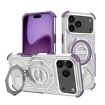 Shockproof Magnetic Case for iPhone 17 Series with 360° Rotating Ring Holder