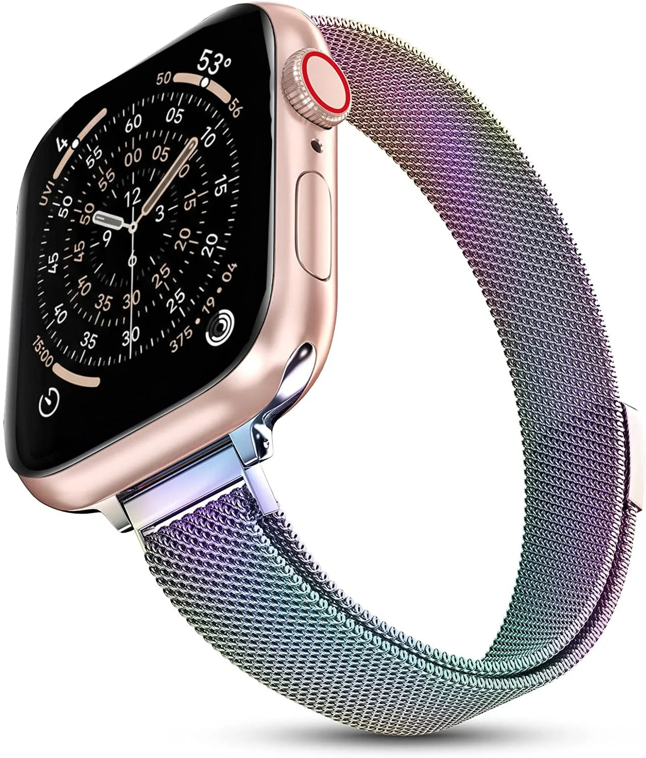 Elegant Slim Magnetic Milanese Loop Strap for Apple Watch
