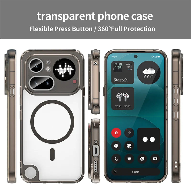 Clear Flexible Magnetic Case for Nothing Phone 4a / 4a Pro
