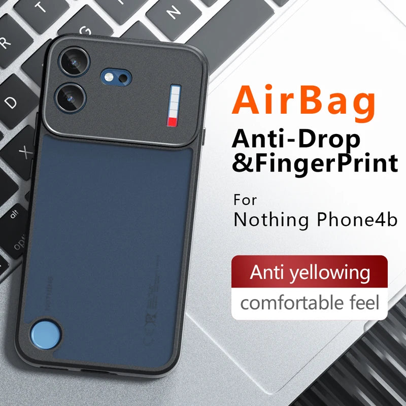 Frosted Matte Shockproof Case with Corner Airbag Protection for Nothing Phone (4b)