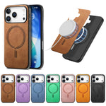 Skin-Feel MagSafe Leather Case for iPhone 17 Series