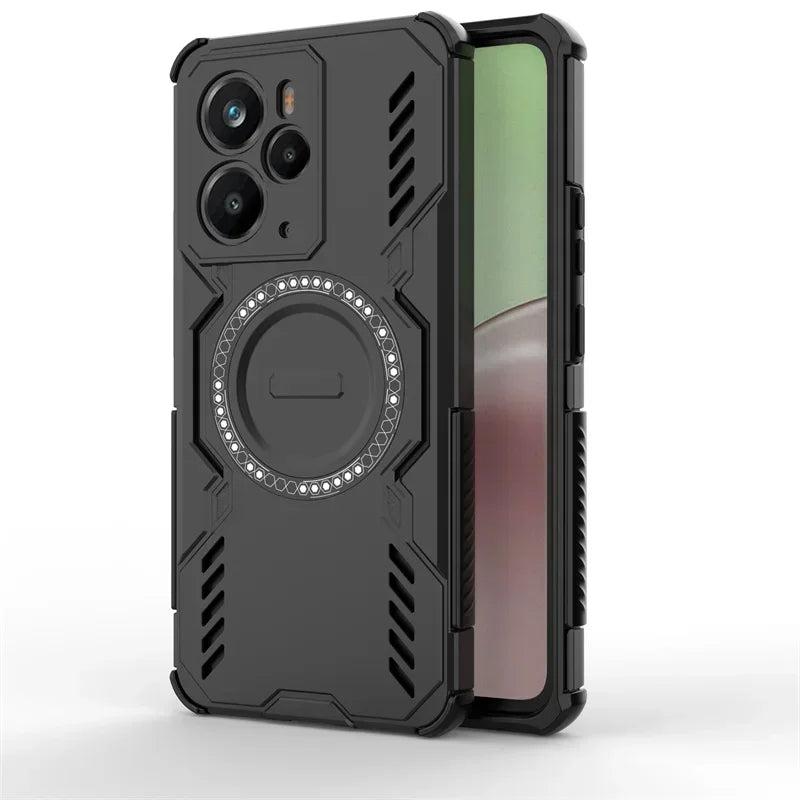 Shockproof Heat Dissipation Magnetic Case for Realme 14