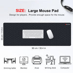 Large Extended Stitched Edge Gaming Mouse Pad