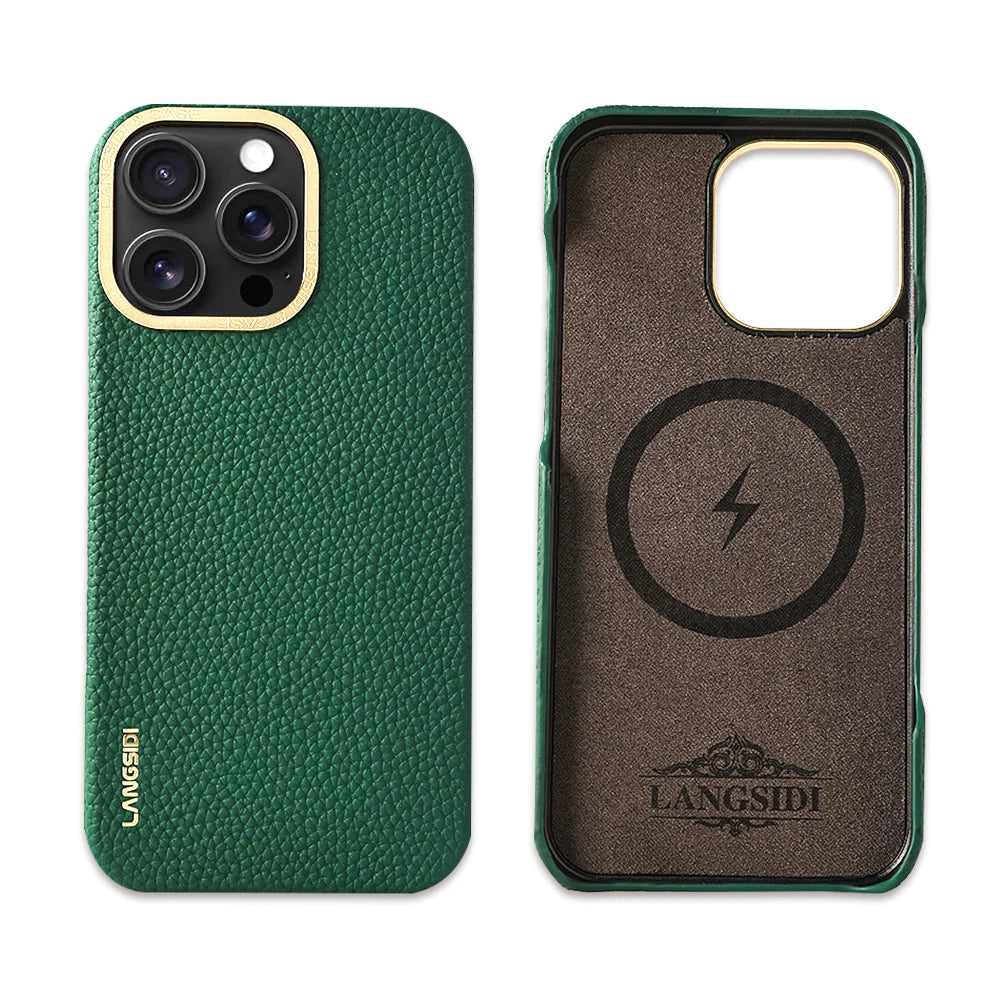 Genuine Leather MagSafe Case for iPhone 16 Pro / iPhone 16 Pro Max