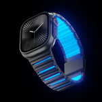 Metal Link Band with Magnetic Quick-Release for Apple Watch
