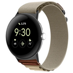 Breathable Nylon and Leather Band for Google Pixel Watch 3