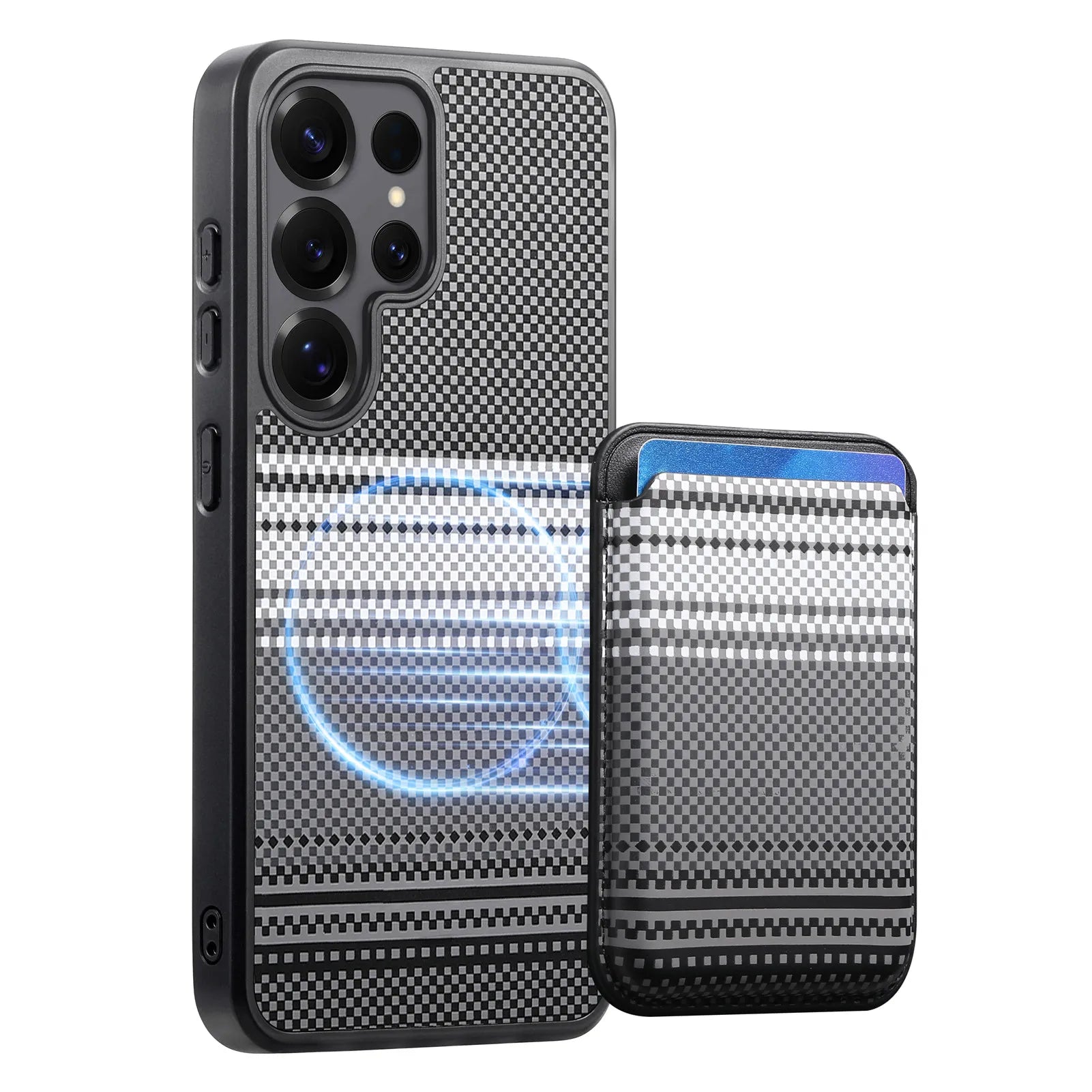 Magnetic Gradient Case with Detachable Wallet for Samsung Galaxy S26 Series