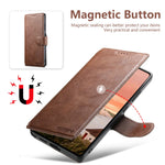Detachable Magnetic Leather Wallet Case for Samsung Galaxy S25 Ultra