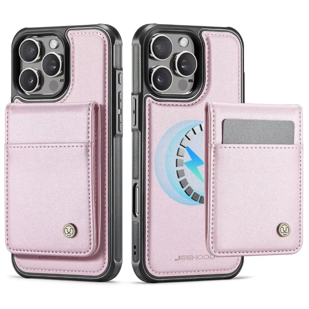 2-in-1 Detachable Wallet Case with RFID-Blocking Card Holder for iPhone 16 Series