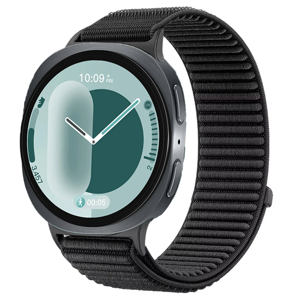 Breathable Nylon Loop Strap with Velcro Closure for Samsung Galaxy Watch 9