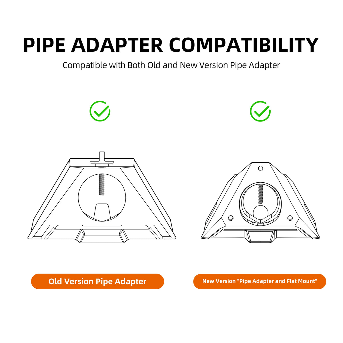 Aluminum Tripod Mount Adapter for Starlink Mini