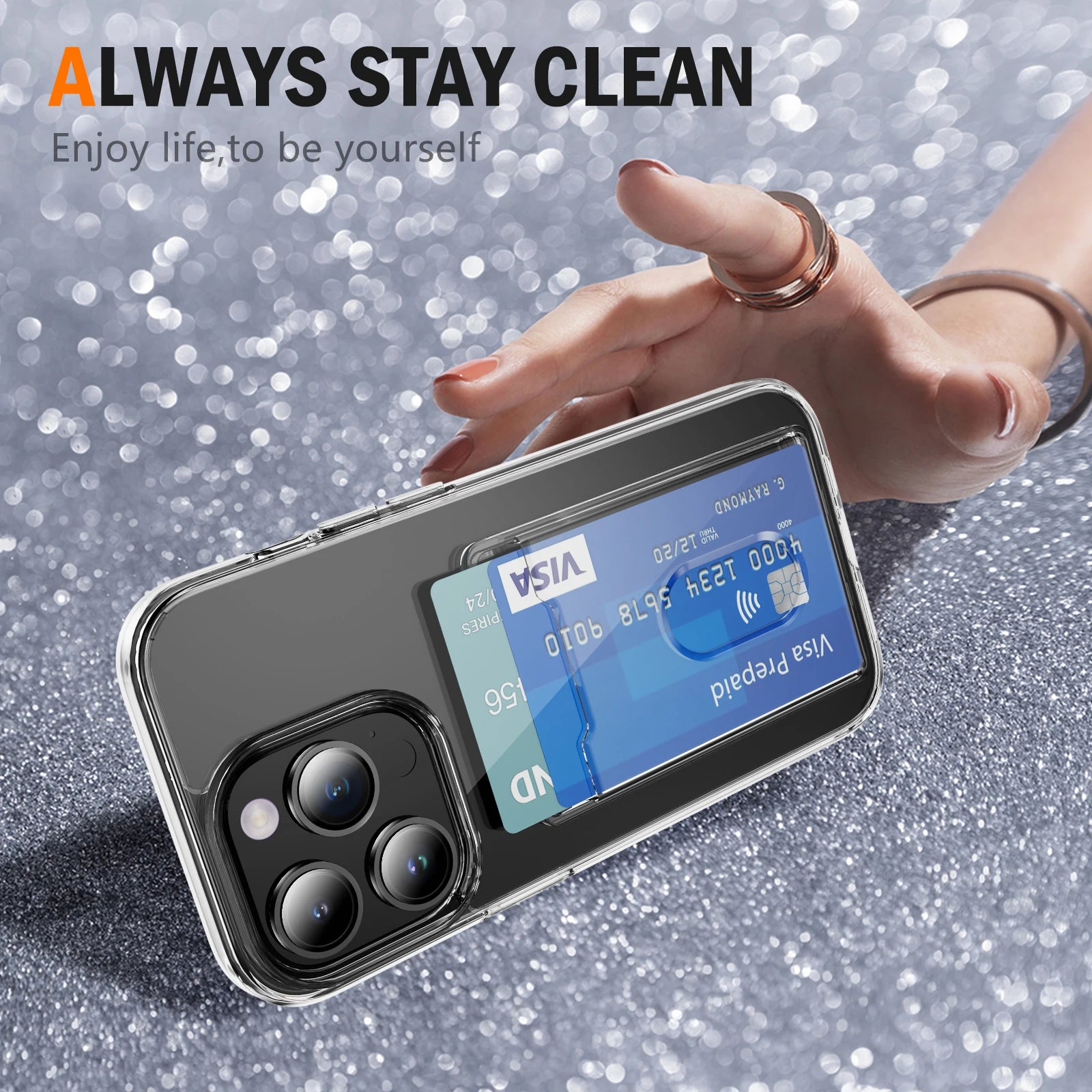 Crystal Clear Acrylic Phone Case for iPhone 16 Series