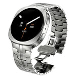 Metal Bracelet Strap with Butterfly Folding Clasp for Samsung Galaxy Watch 9