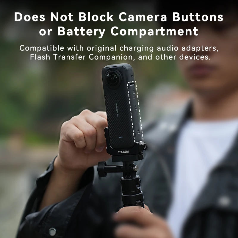 TELESIN Expansion Adapter for Insta360 X4a