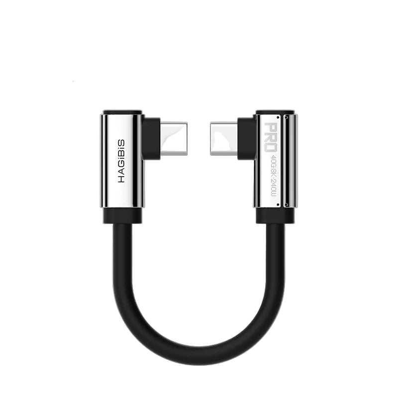 Hagibis Dual L-Shaped USB-C to USB-C Cable