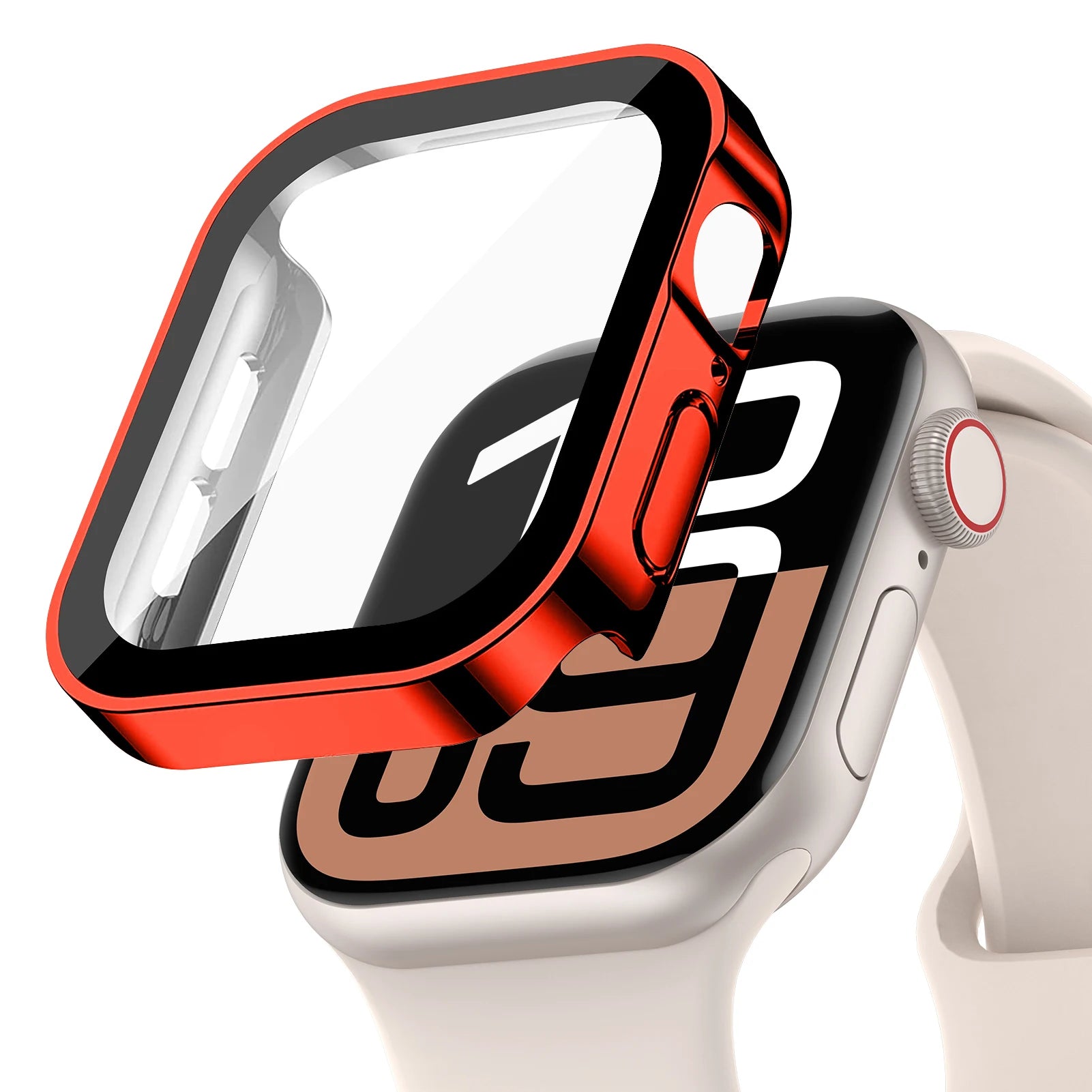 Straight Edge Waterproof Case for Apple Watch Series 10