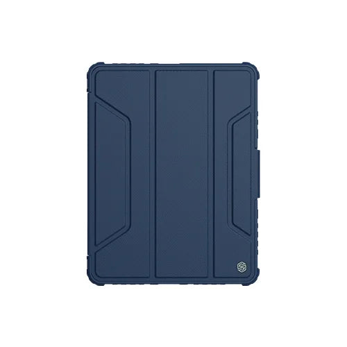 iPad Air M2 (2024) Folding Case with Lens Protection and Built-in Pen Holder