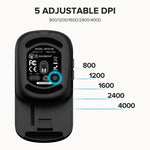 Delux MF20 Portable Silent Folding Mouse