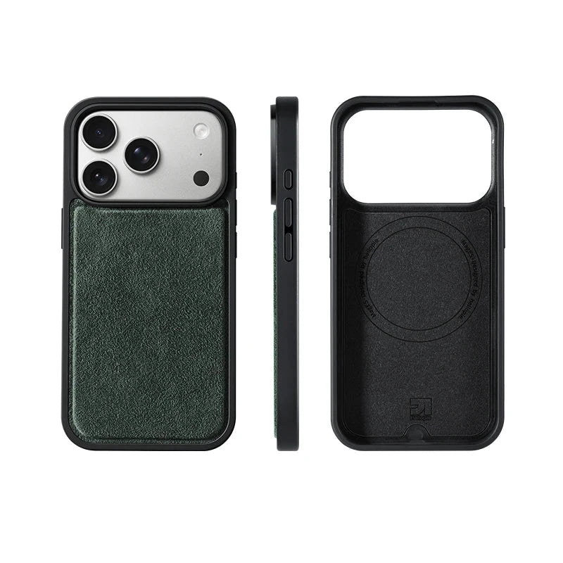 Alcantara Soft-Touch MagSafe Case with Raised Camera Protection for iPhone 17 Series