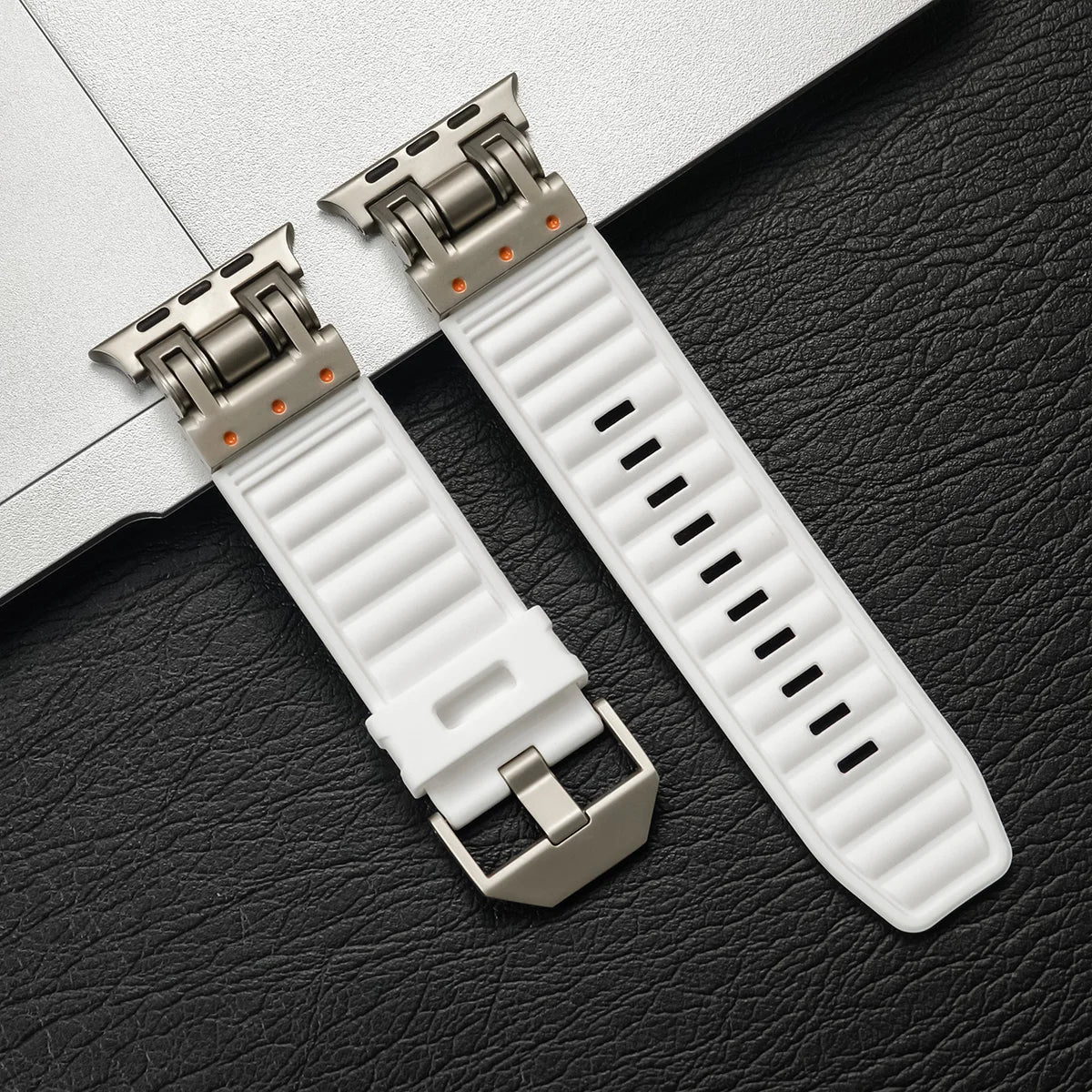 Heavy-Duty Silicone Sport Strap for Apple Watch