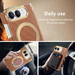 Shockproof MagSafe Case with 360° Rotating Ring Stand for iPhone Duo