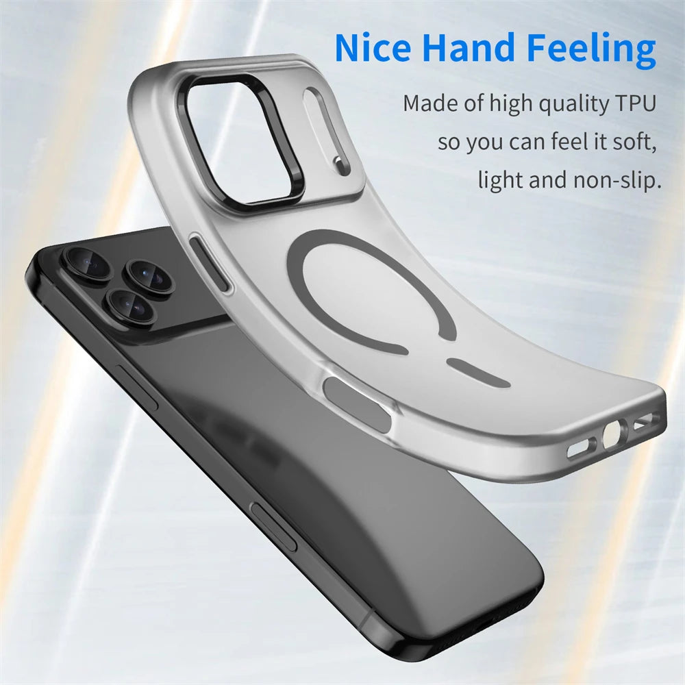 MagSafe Compatible Ultra-Thin Translucent Case for iPhone 17 Series