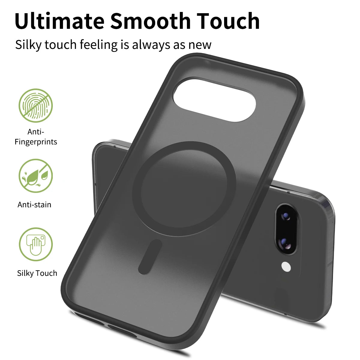 Premium Translucent Matte Armor Magnetic Case for Google Pixel 9 Series