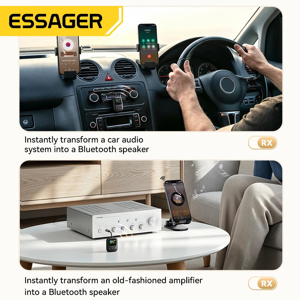 Essager Dual-Mode Bluetooth Audio Adapter