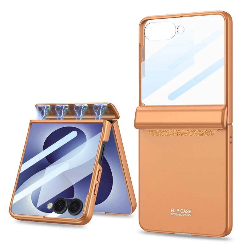 Premium Protective Case with Outer Screen Cover for Samsung Galaxy Z Flip 8