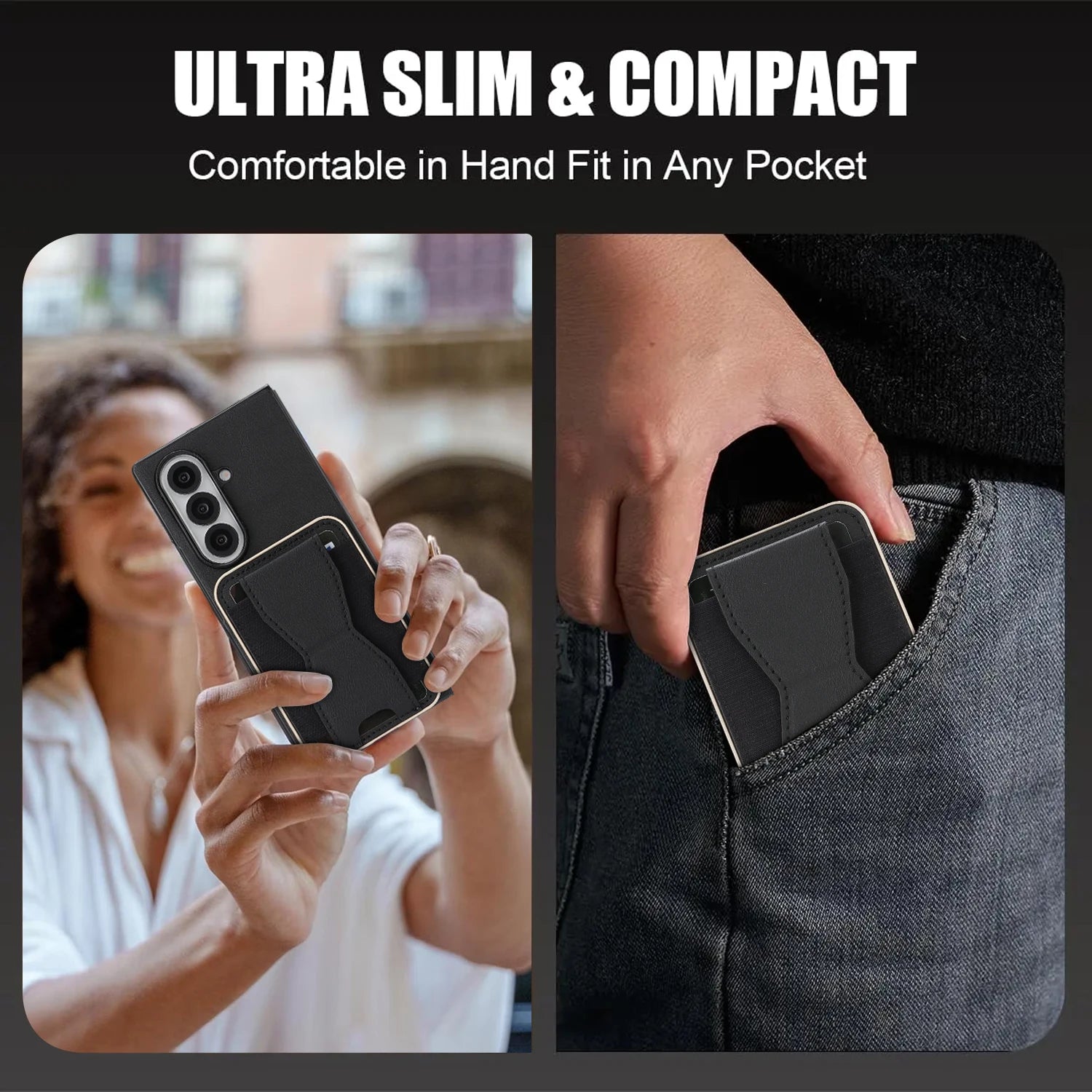 2-in-1 Magnetic Detachable Wallet Case for Samsung Galaxy Z Fold 7