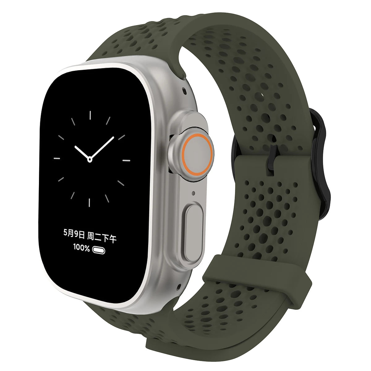Durable Silicone Strap for Apple Watch