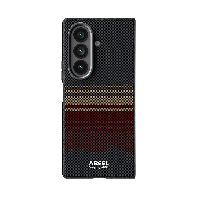 Shockproof Carbon Fiber Texture Magnetic Case for Samsung Galaxy Z Fold 7