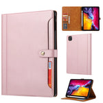 Leather Flip Case with Foldable Cover Stand for iPad Air (2024)