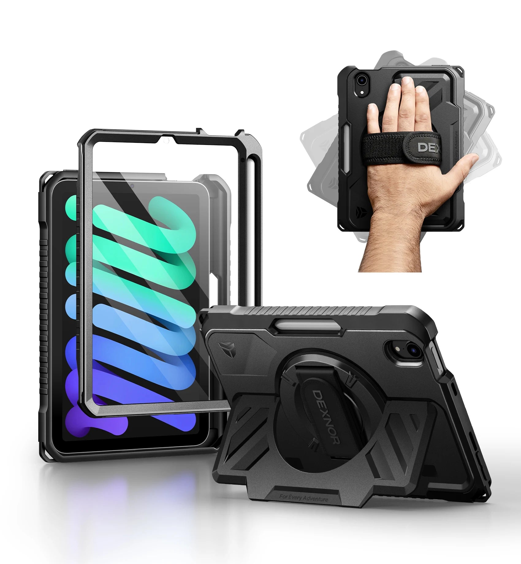 Shockproof iPad mini 7 Protective Case & Screen Protector