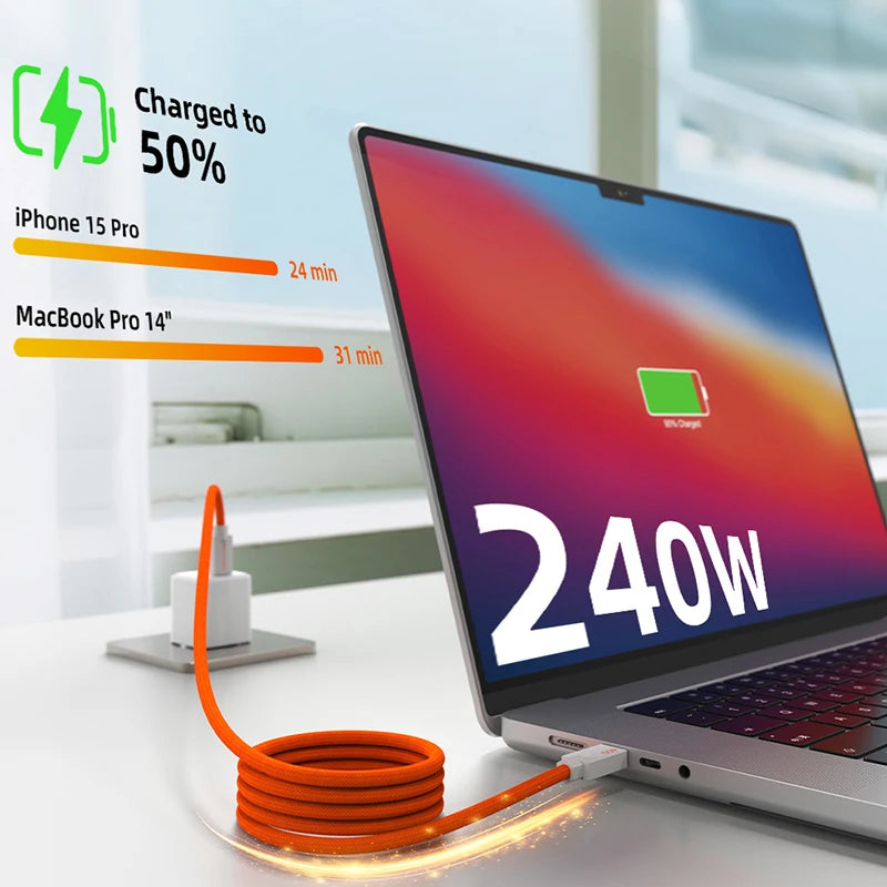 CABLETIME High-Speed USB4 Magnetic Cable