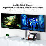 Acasis 6-in-1 USB-C Docking Station with Dual 4K/60Hz Display