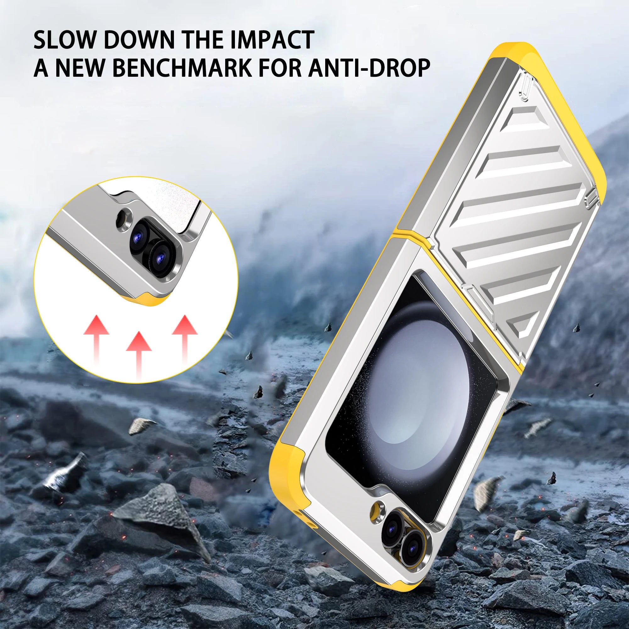 Premium Electroplated Hinge Protective Cover for Samsung Galaxy Z Flip 5