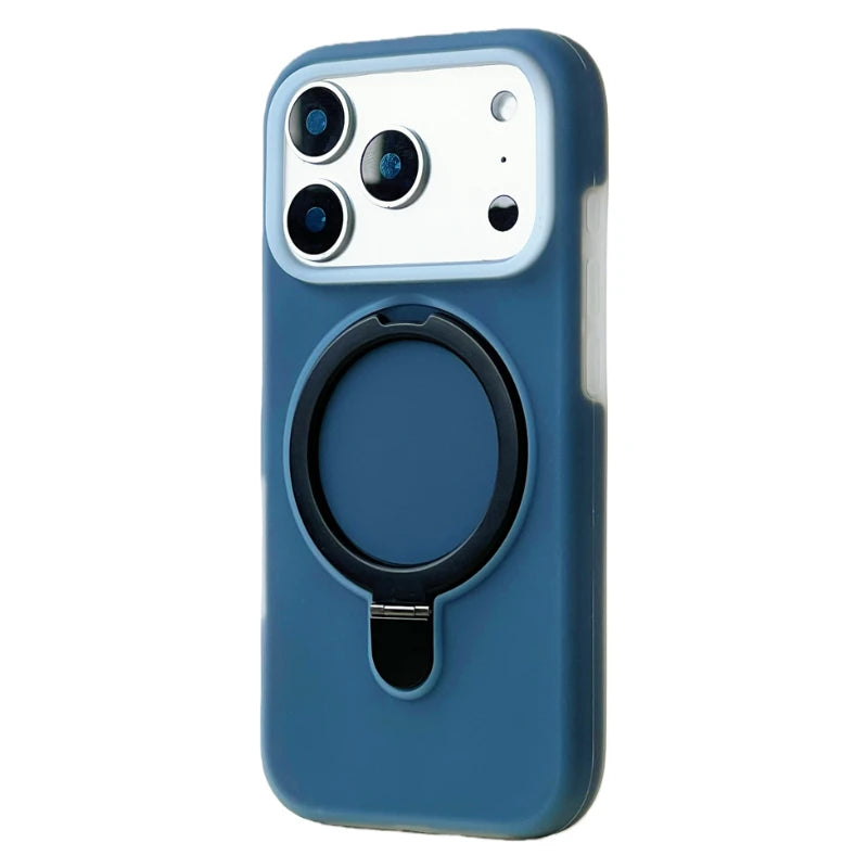 Liquid Silicone MagSafe Case with Built-in Kickstand for iPhone 17 Series