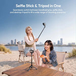 Ulanzi MT95 Portable Mini Tripod Selfie Stick for Action Cameras