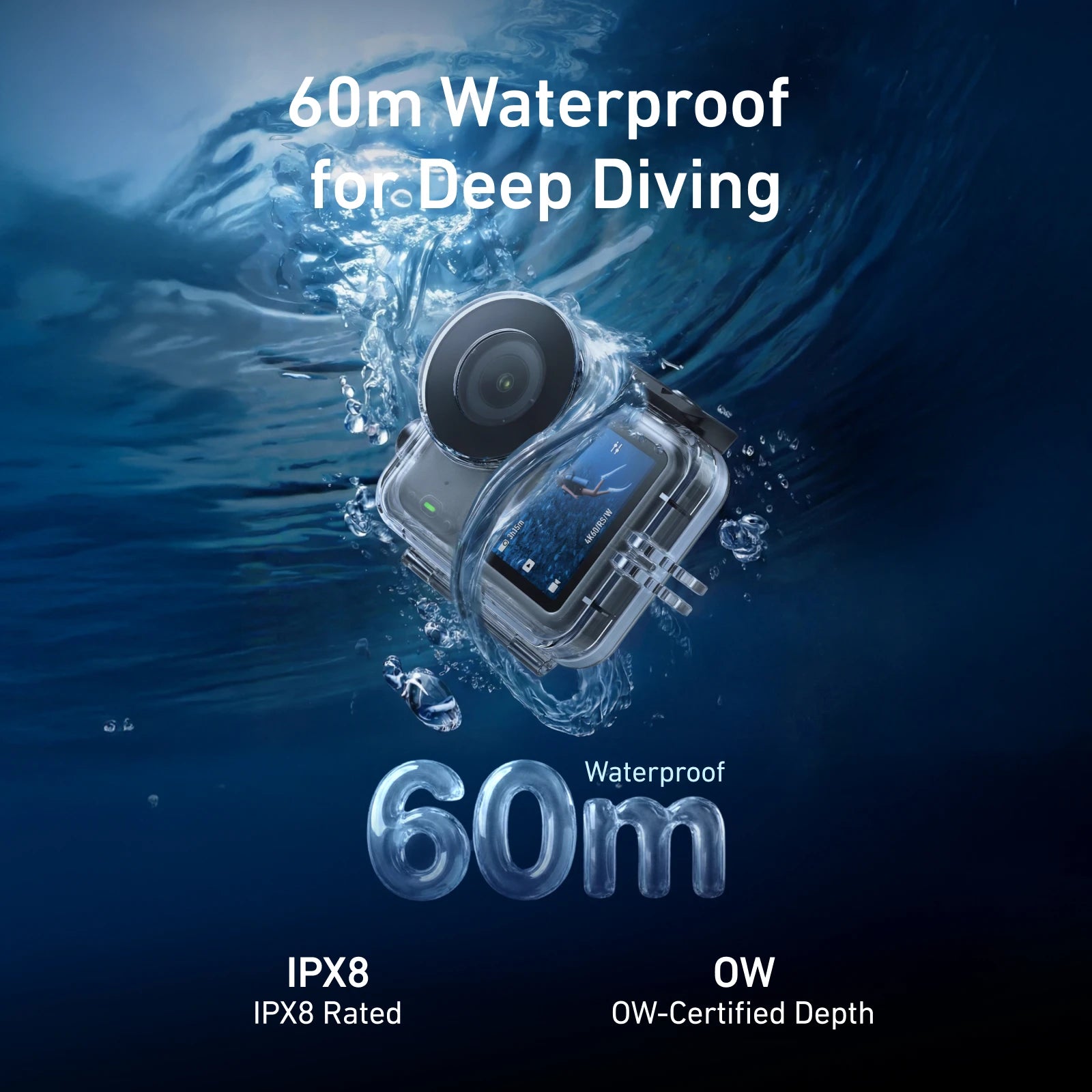 TELESIN 60M Waterproof Diving Case for DJI Osmo Nano