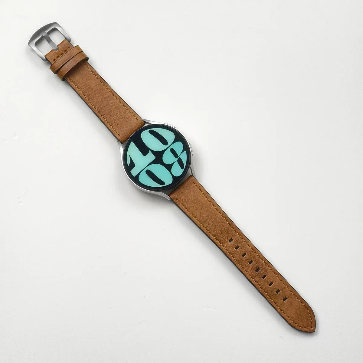 Premium Leather Watch Band Compatible With Galaxy Watch 6 & Galaxy Watch 6 Classic