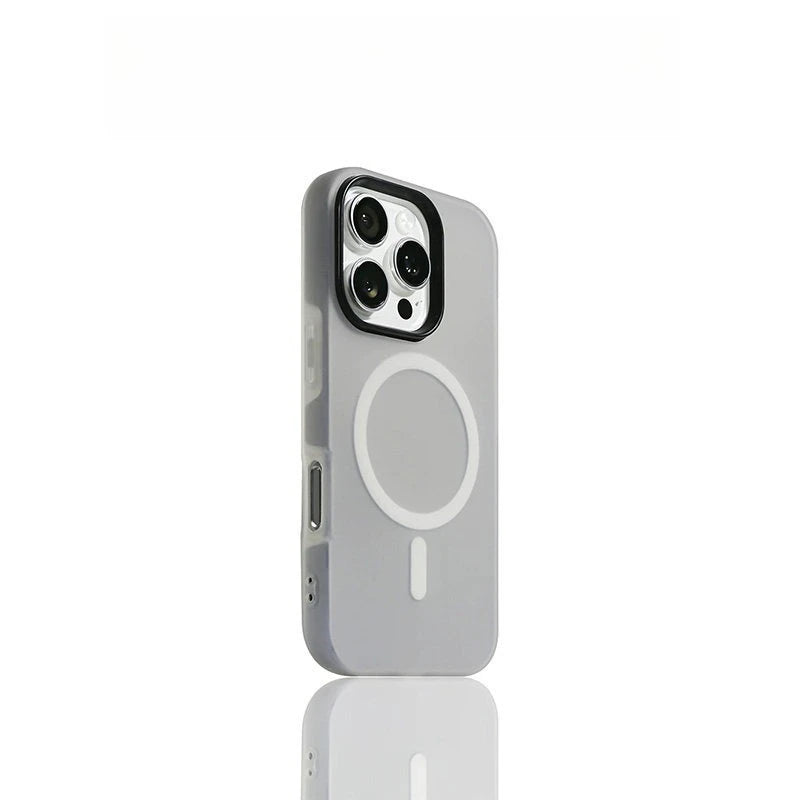 Translucent MagSafe Alignment Case with Raised Camera Ring for iPhone 12 Series