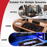 VIM Cheat Sheet Mouse Pad Large Stitched Edge
