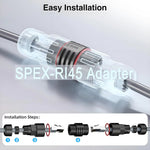 Starlink V2 Ethernet Adapter Extension for Network Interconnects