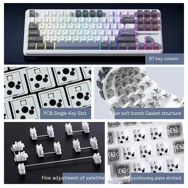AULA F87 Pro Hot-Swap Gasket Mechanical Keyboard