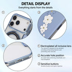 Elegant 3D Flower MagSafe Leather Flip Wallet Case for iPhone 17 Series