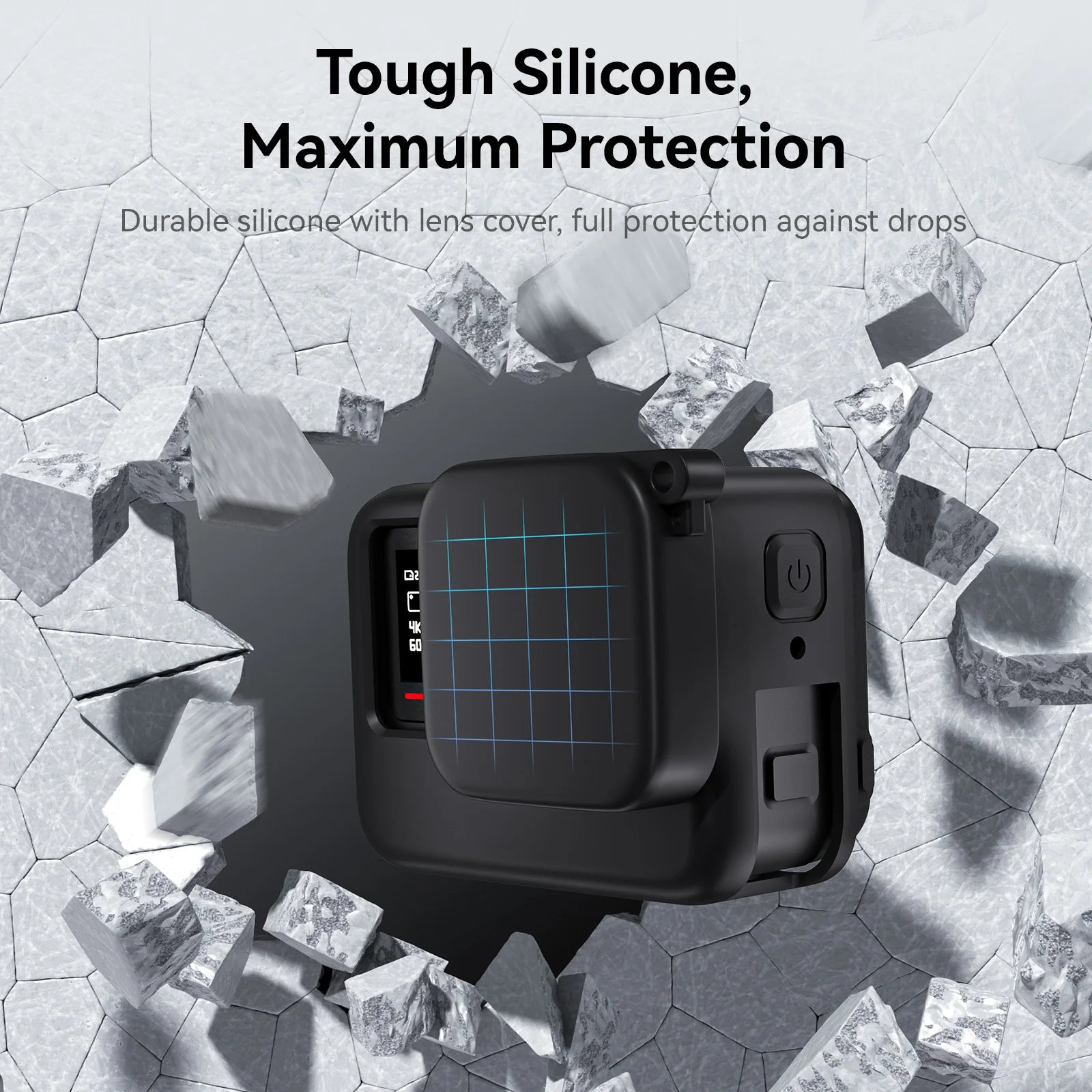 TELESIN Soft Silicone Lens Cap for Insta360 Ace – Protective & Durable
