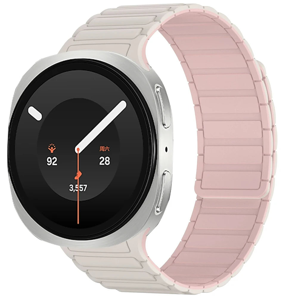 Magnetic Clasp Segmented Link Watch Band for Samsung Galaxy Watch 9