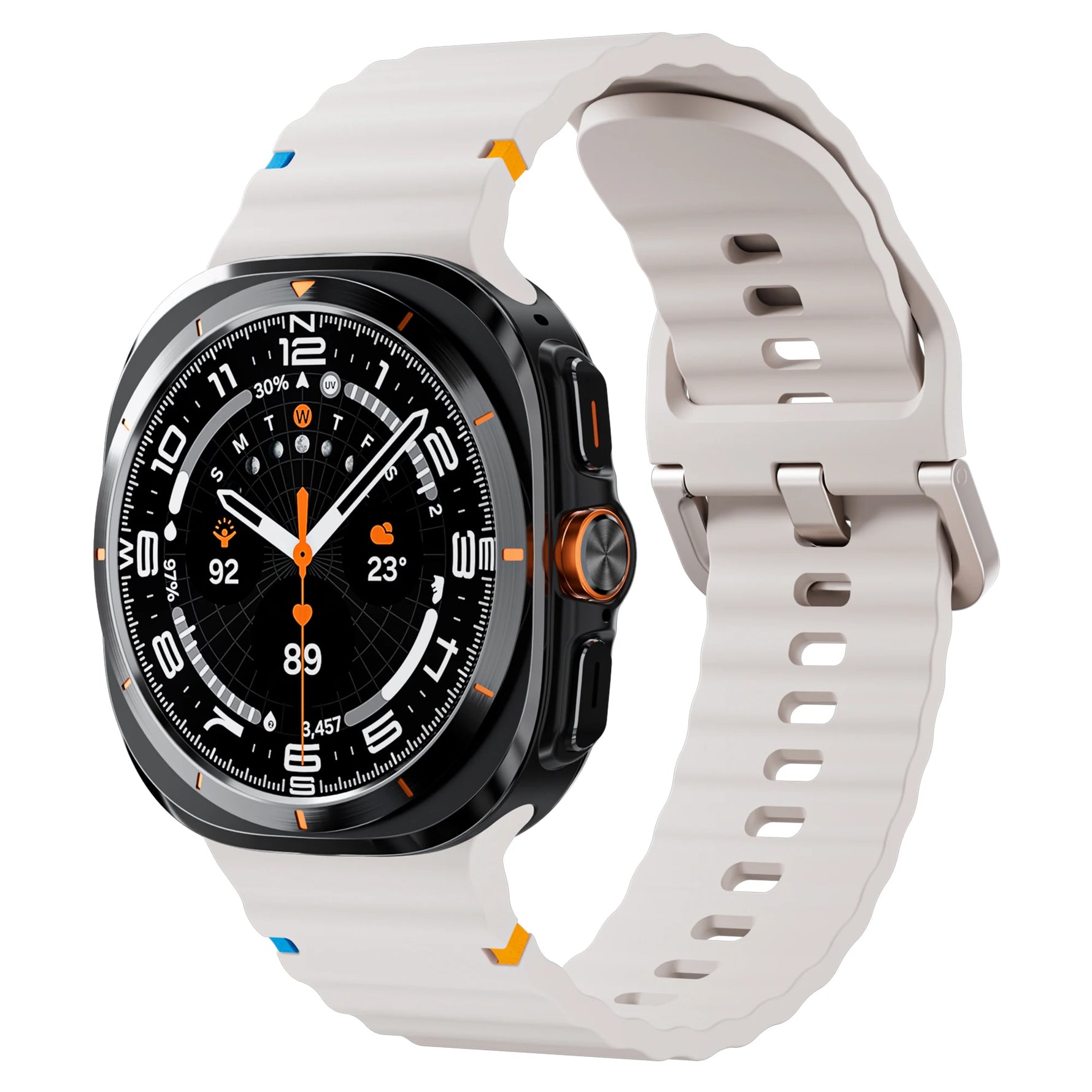 Soft Silicone Replacement Strap for Samsung Galaxy Watch Ultra and Samsung Galaxy Watch Ultra (2025)