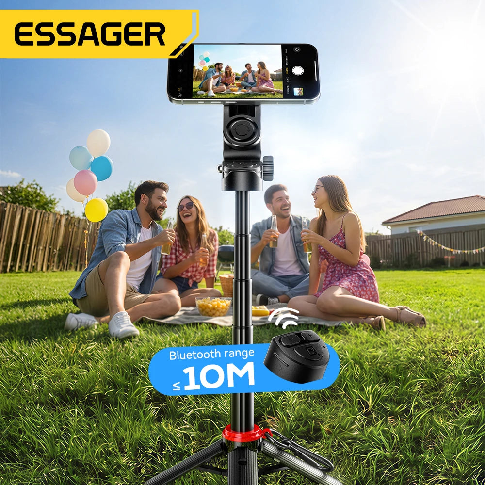 Essager 4-in-1 Magnetic Mini Selfie Stick with 360° Rotation